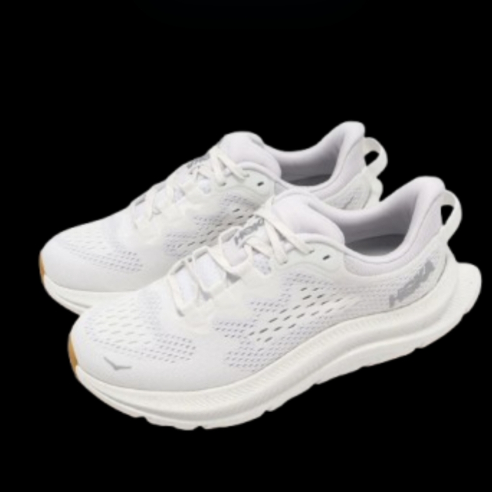 Hoka Kawana 2 Running Mens White Grey Nimbus Cloud Gum Brown